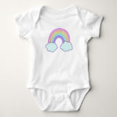 Schattigee  Pastelregenboog Romper (Voorkant)