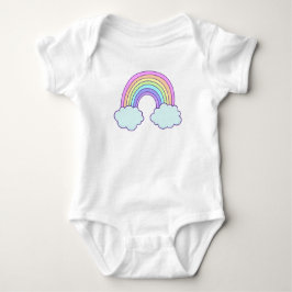 Schattigee  Pastelregenboog Romper