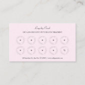 Schattigee Pastelroze QR Code Loyalty Kaart (Voorkant)