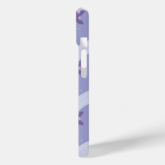 Schattigee pastelruimte Case-Mate iPhone case (Achterkant / Links)