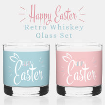 Schattigee pastels Happy Easter Bunny Ears roze en