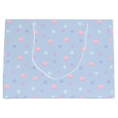 Schattigee pastelschelpen en parels in Periwinkle Groot Cadeauzakje (Voorkant)