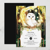 Schattigee pasteluil Verjaardag Kaart (Voorkant / Achterkant)