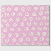 Schattigee pastelwervels – Abstracte patroonprint Cadeaupapier (Vlak)