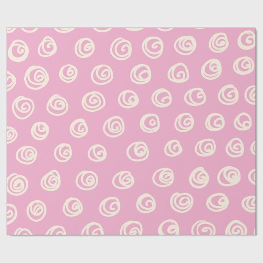 Schattigee pastelwervels – Abstracte patroonprint Cadeaupapier (Vlak)