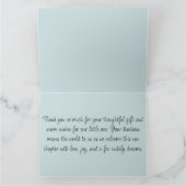 Schattigee Patchwork Koe Over Moon Met Stars Bedankkaart (Binnen)