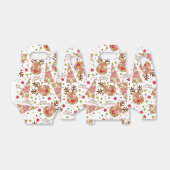 Schattigee Patchwork Vrolijk kerstfeest Bedankdoosjes (Uitgevouwen)