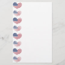 Schattigee Patriottische Amerikaanse vlag