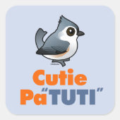 Schattigee PaTUTI Vierkante Sticker (Voorkant)