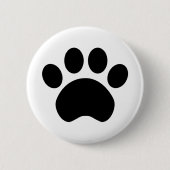 Schattigee Paw Print Button (Voorkant)