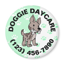Schattigee Paw Print Doggie Daycare