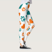 Schattigee Paw Print & Hearts Leggings – Sinaasapp (Rechts)