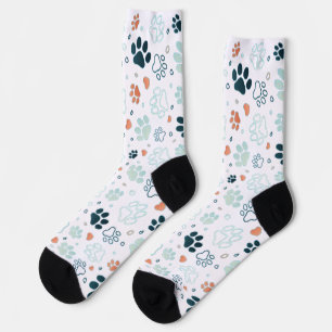 Schattigee Paw Print Sokken – Gezellige & Stijlvol