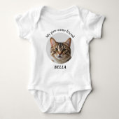 Schattigee Paw-some Pet Friend Foto Romper (Voorkant)
