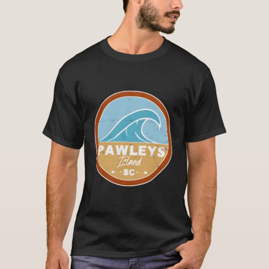 Schattigee Pawleys Island Beach South Carolina SC T-shirt (Voorkant)