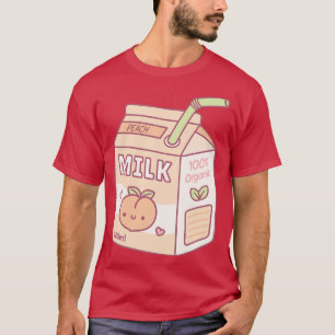 Schattigee Peach Milk ton Box T-shirt