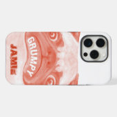 Schattigee Peachy Grumpy Puggy iPhone Hoesje (Achterkant horizontaal)