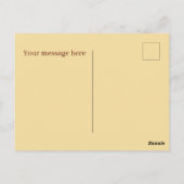 Schattigee pecanpastei Bericht toevoegen Briefkaart (Achterkant)