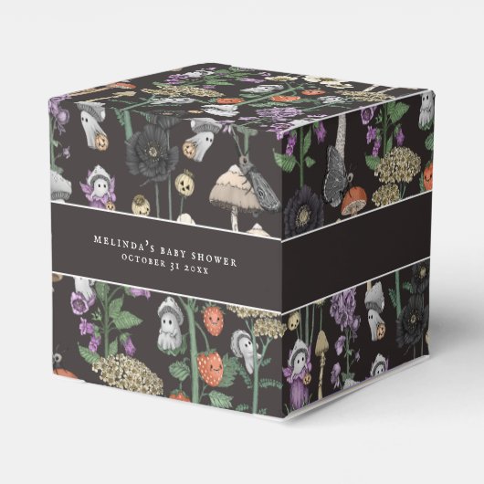 Schattigee Peek-a-Boo Geesten Herfst Halloween Bab Bedankdoosjes (Achterkant)