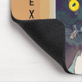 Schattigee Peeking Cat Design Muismat (Hoek)