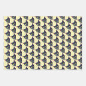 Schattigee Peeking Cat Wrapping Papiervellen Inpakpapier Vel (Voorkant)