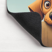 Schattigee Peeking Rhodesian Ridgeback Dog Muismat (Hoek)