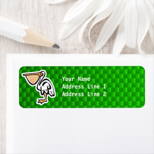 Schattigee Pelikaan; Groen Etiket (Insitu)