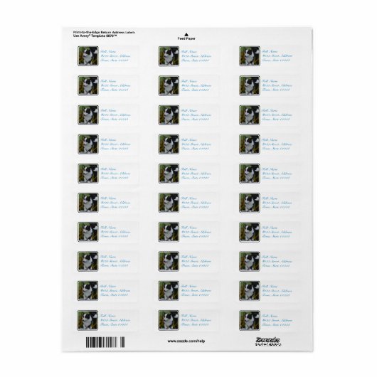 Schattigee Pembroke Corgi Dog Etiket (Full Sheet)