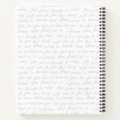 Schattigee Pencil Magic Wand Sparkle Custom Name T Notitieboek (Achterkant)