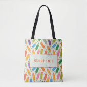 Schattigee Pencil Print Tote Bag (Voorkant)