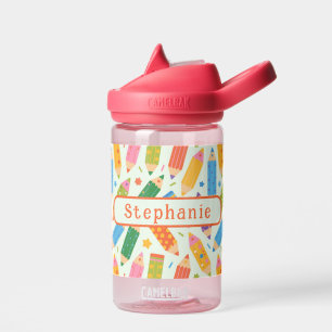 Schattigee Pencil Print Waterfles