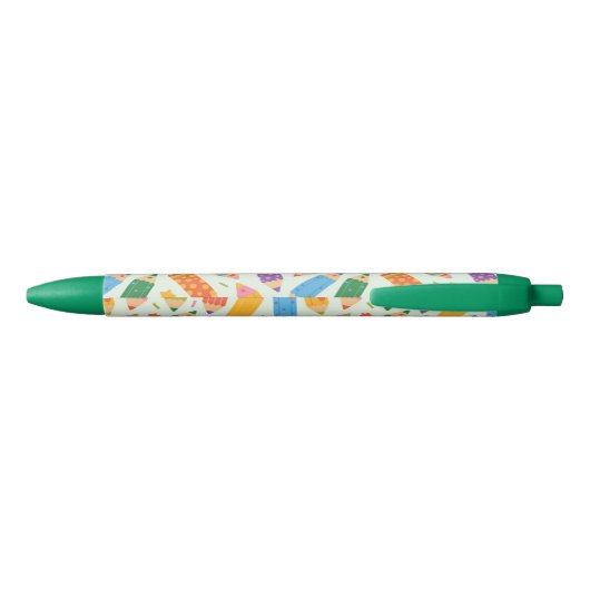 Schattigee  Pencil Print Zwarte Inkt Pen (Achterkant)
