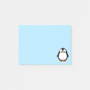 Schattigee Penguin Cartoon Custom Post-it® Notes