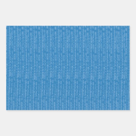 Schattigee Penguin en Stripes Patronen Wrapping Pa Inpakpapier Vel (Voorkant 2)