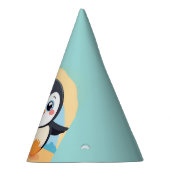 Schattigee Penguin Face safari dierentuin ijs Verj Feesthoedjes (Rechts)