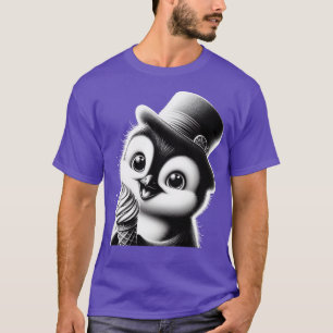Schattigee Penguin Food Club Grappige Ice Cream Me T-shirt