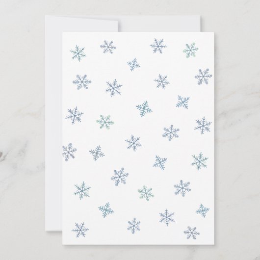 Schattigee Penguin Ice Skater Feestelijke Kerst Kaart (Achterkant)