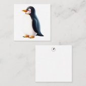 Schattigee Penguin Note Kaart Notitiekaartje (Voorkant / Achterkant)
