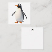 Schattigee Penguin Note Kaart Notitiekaartje (Voorkant / Achterkant)