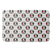 Schattigee Penguin Surface Pattern Design Print Badmat (Voorkant)