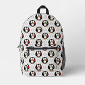 Schattigee Penguin Surface Pattern Design Print Bedrukte Rugzak (Voorkant)