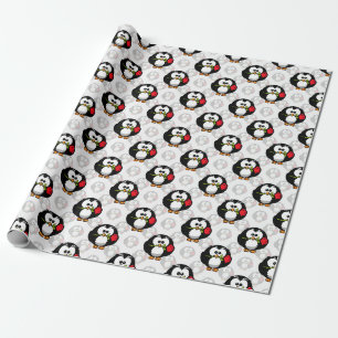 Schattigee Penguin Surface Pattern Design Print Cadeaupapier