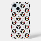 Schattigee Penguin Surface Pattern Design Print Case-Mate iPhone Case (Achterkant)