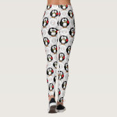 Schattigee Penguin Surface Pattern Design Print Leggings (Achterkant)