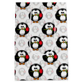 Schattigee Penguin Surface Pattern Design Print Medium Cadeauzakje (Achterkant)