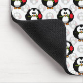 Schattigee Penguin Surface Pattern Design Print Muismat (Hoek)