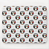 Schattigee Penguin Surface Pattern Design Print Muismat (Voorkant)