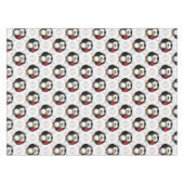 Schattigee Penguin Surface Pattern Design Print Tafelkleed (Voorkant (Horizontaal))