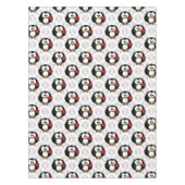 Schattigee Penguin Surface Pattern Design Print Tafelkleed (Voorkant)