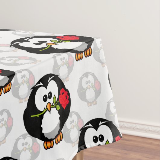 Schattigee Penguin Surface Pattern Design Print Tafelkleed (Voorbeeld)